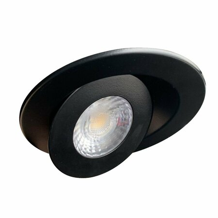AMERICAN IMAGINATIONS 4 in. Black Round LED Recessed 8W AI-37018